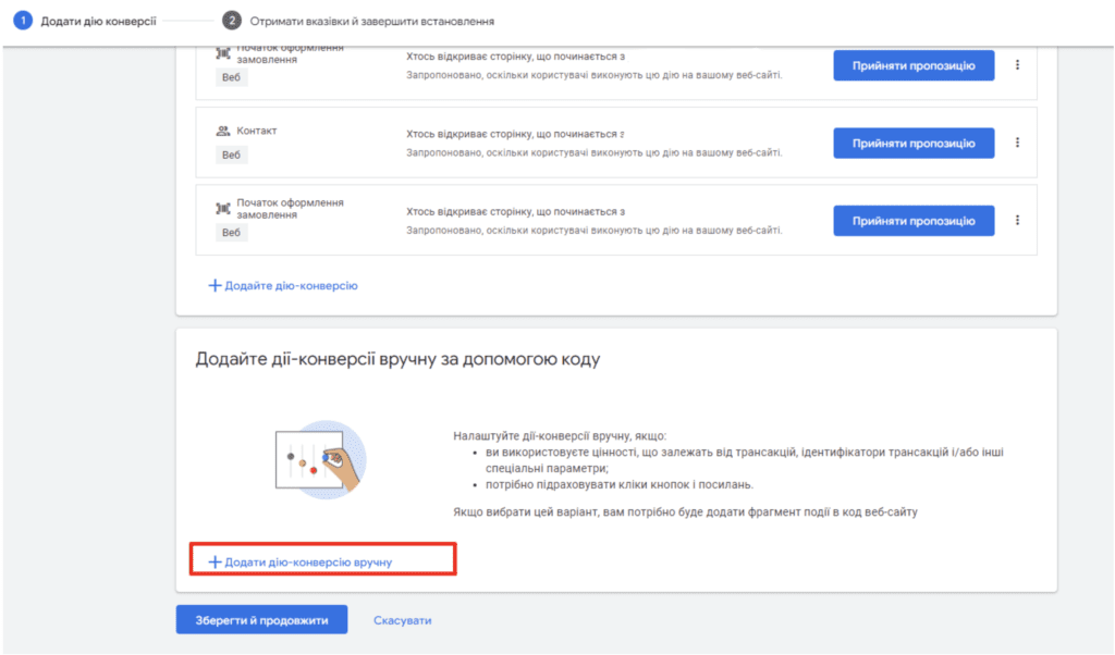 Конверсії Google Ads