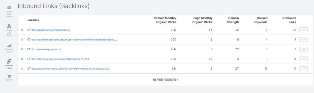 Inbound Links
